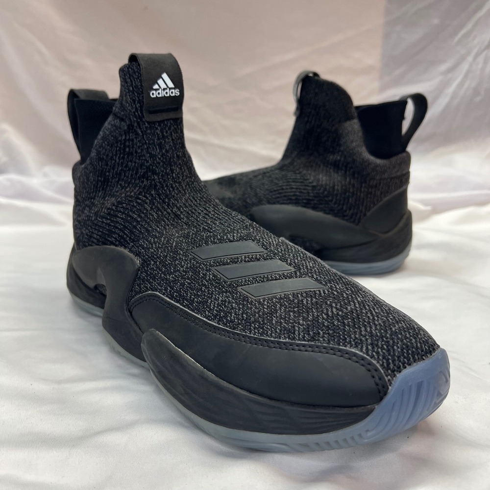 Adidas N3XT L3V3L 2020 Laceless Basketball Shoes Mens 9.5 Black Carbon FW8579